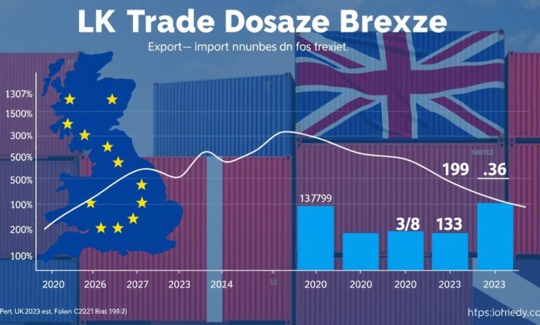 Grafik perdagangan Inggris-Uni Eropa pasca-Brexit menunjukkan penurunan signifikan pada kuartal pertama 2021