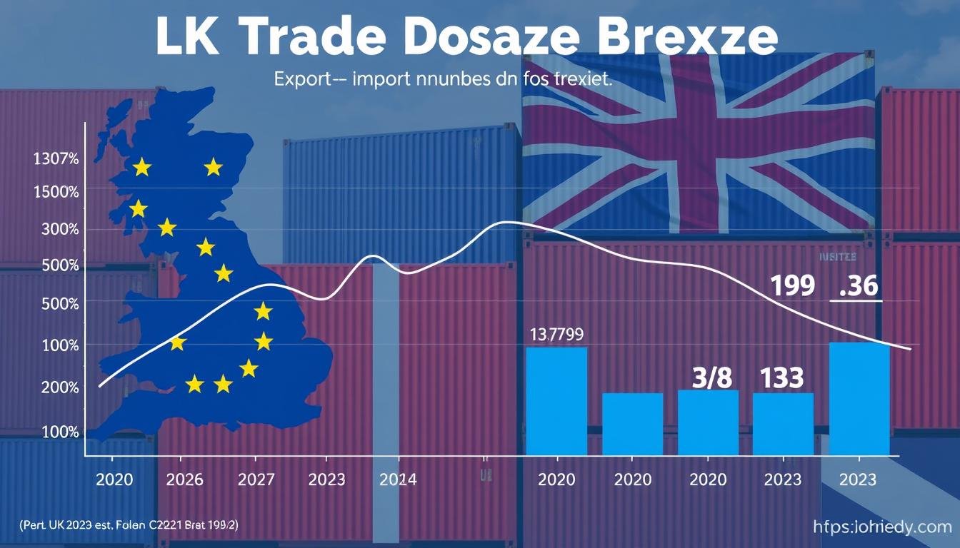 Grafik perdagangan Inggris-Uni Eropa pasca-Brexit menunjukkan penurunan signifikan pada kuartal pertama 2021