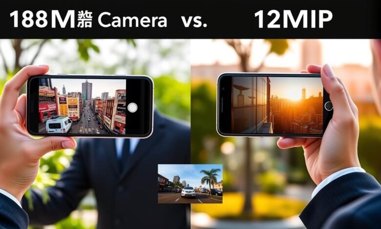 kamera HP 108MP vs 12MP